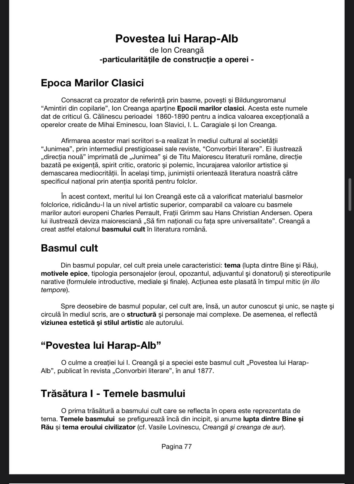 Subiectul III Bac Română – Eseuri complete explicate clar, pas cu pas
