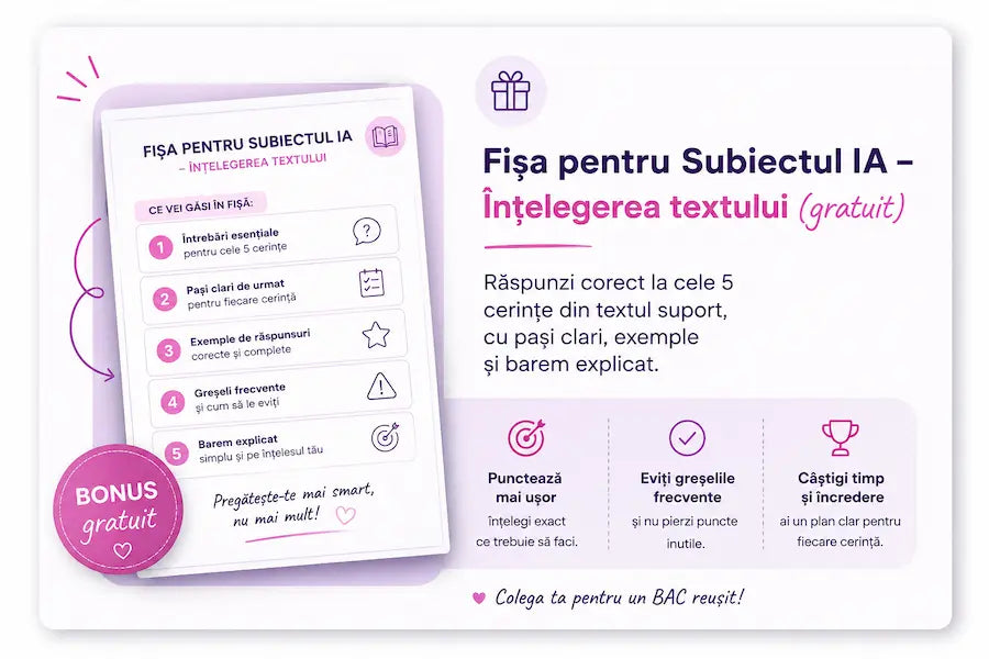 Imagine pentru fisa Subiectul 1A Bac Romana