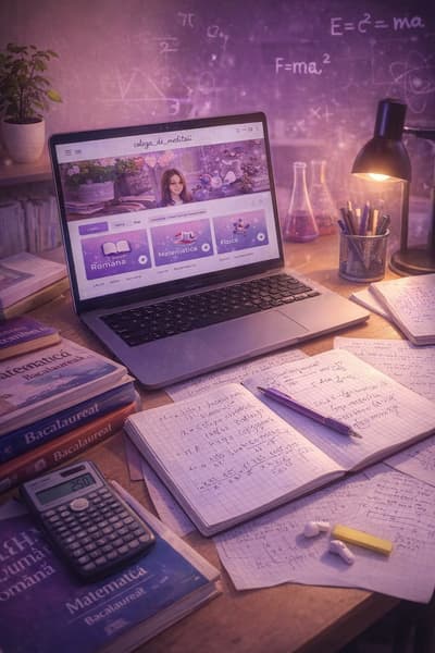 Pacete cursuri online pentru Bacalaureat - Romana, Matematica, Fizica